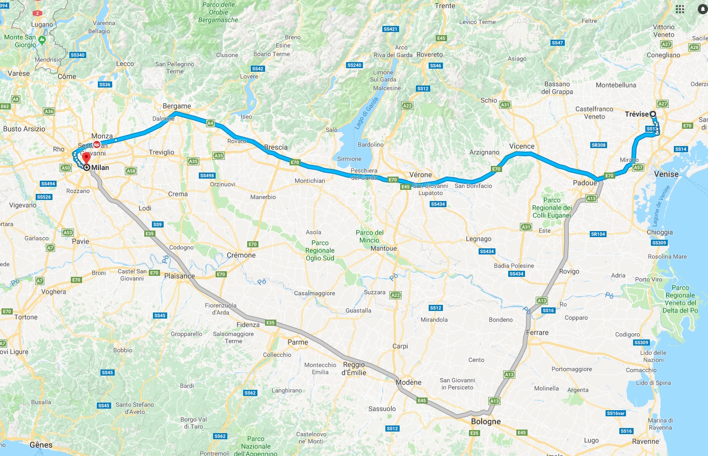 Trevise-Milan